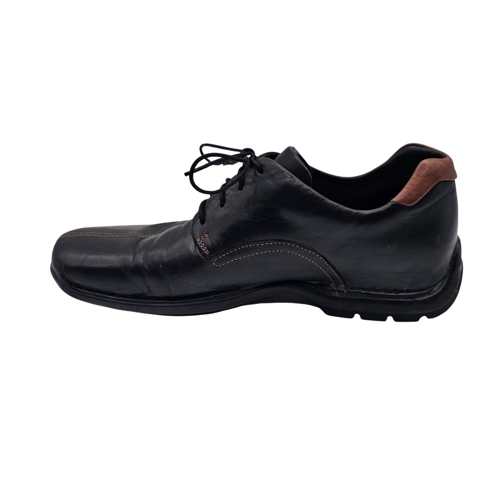 Cole Haan Shoes Mens Size 10‎ Black Leather Lace Up Casual Sneakers 161C04073